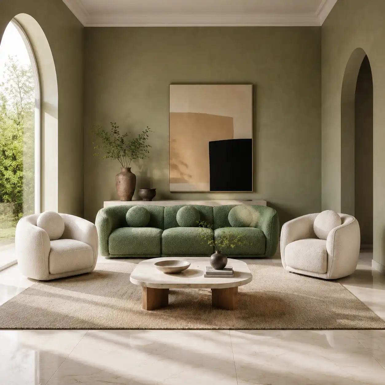 The Elysian Sculptural Accent Chair
