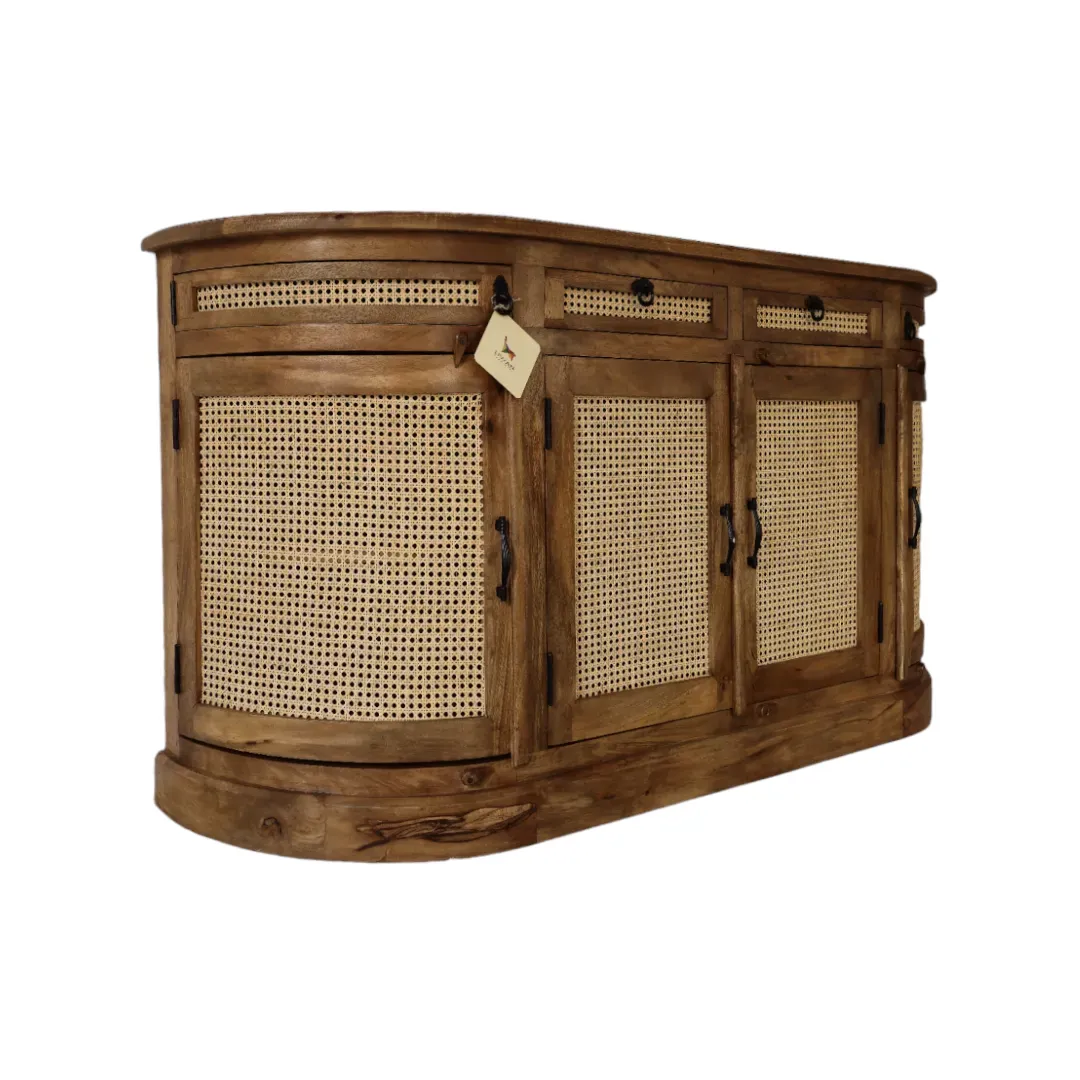 Château Demilune Collection Rattan Sideboard