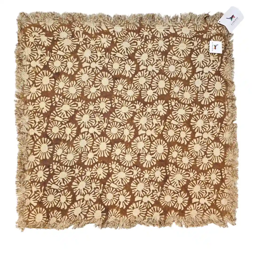 The Shams Al-Basatin Fringed Cushion Cover