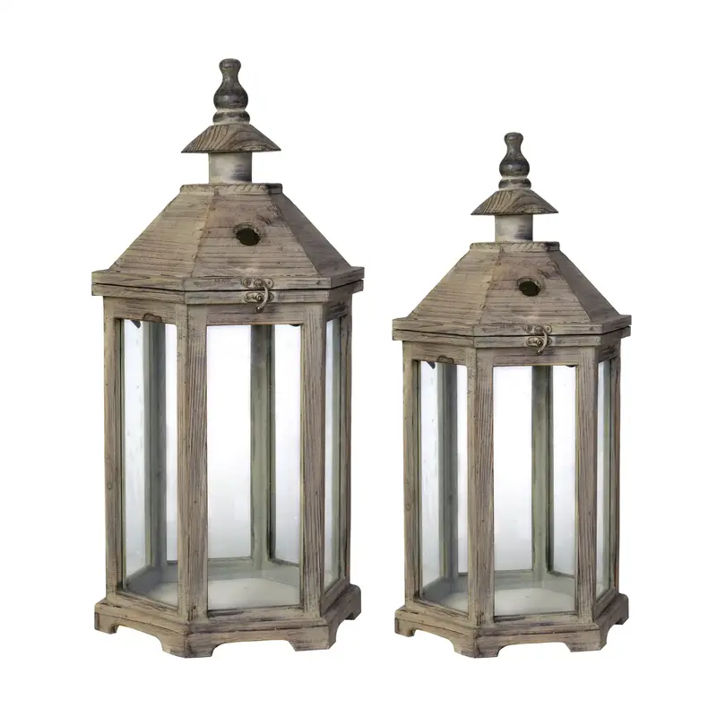 Graca Polygon Garden Lanterns