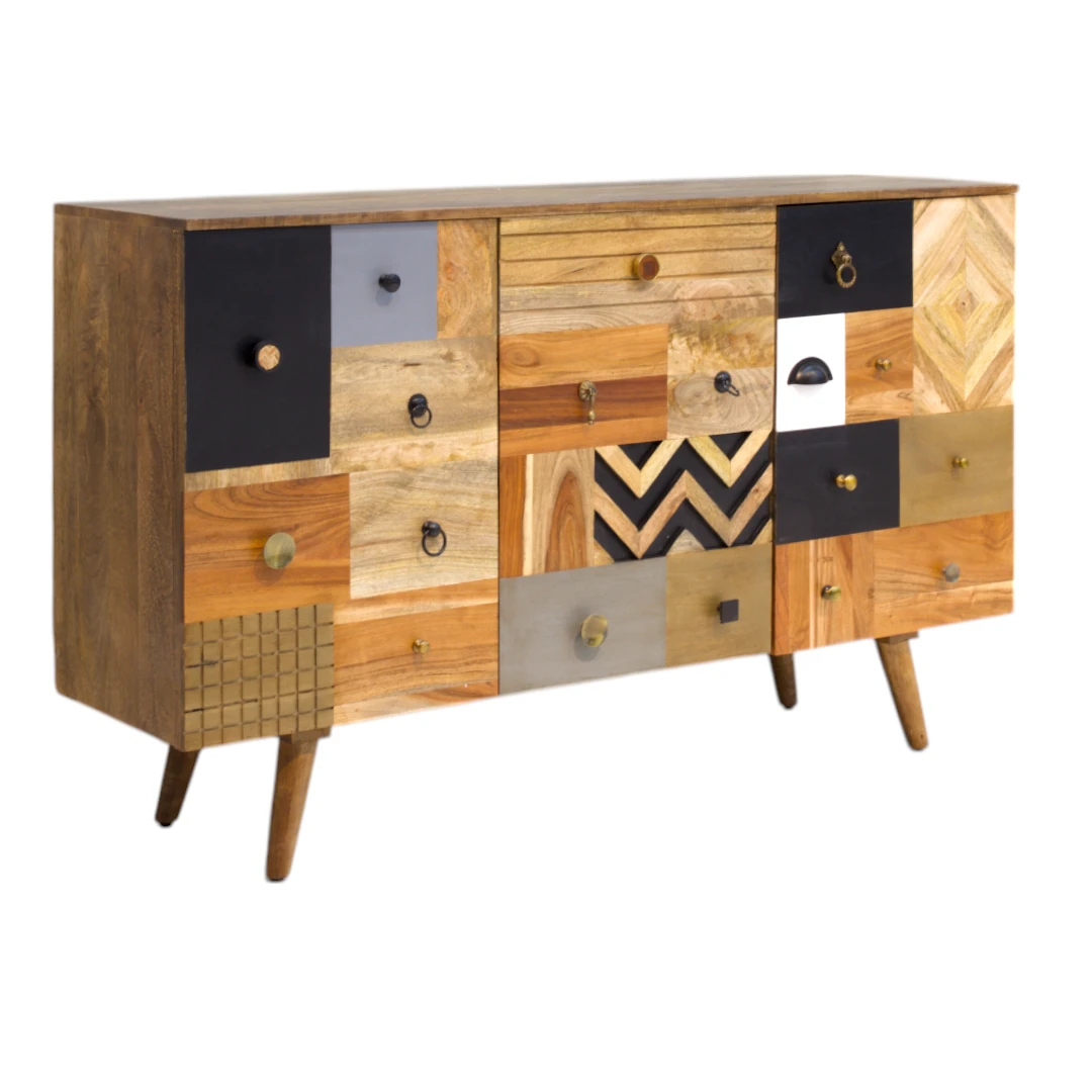 Artisanal Mosaic Credenza