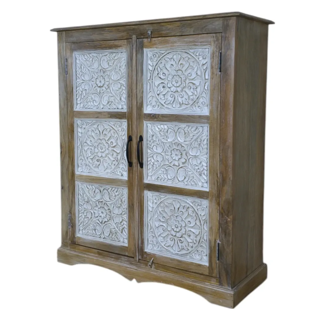 The Carved Mandala Armoire