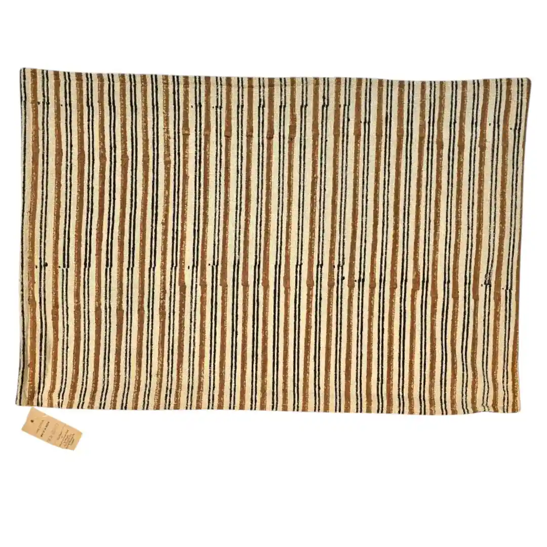 THE AL-KHAT LINEAR ARTISAN CUSHION COVER