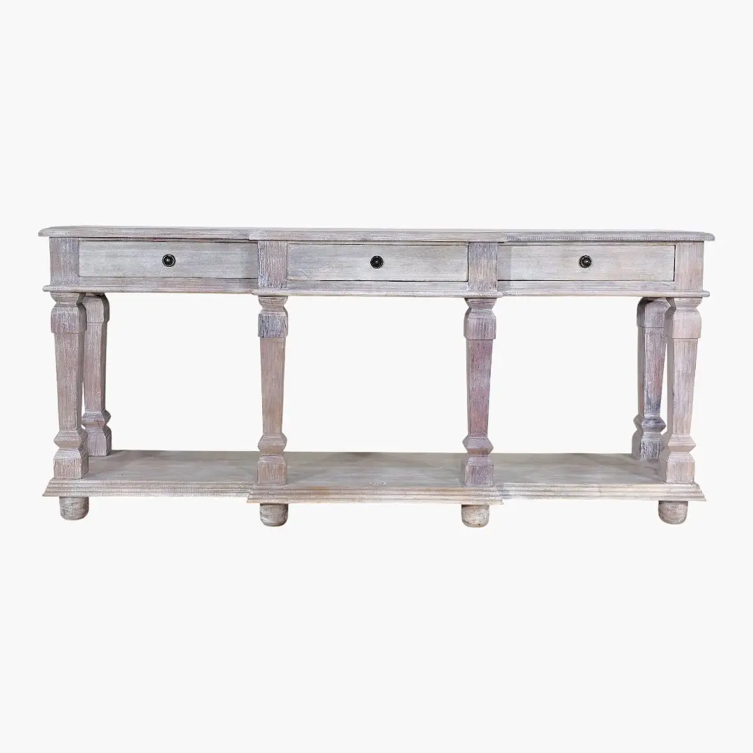 Veranda Three-Drawer Console | Classic Family Table