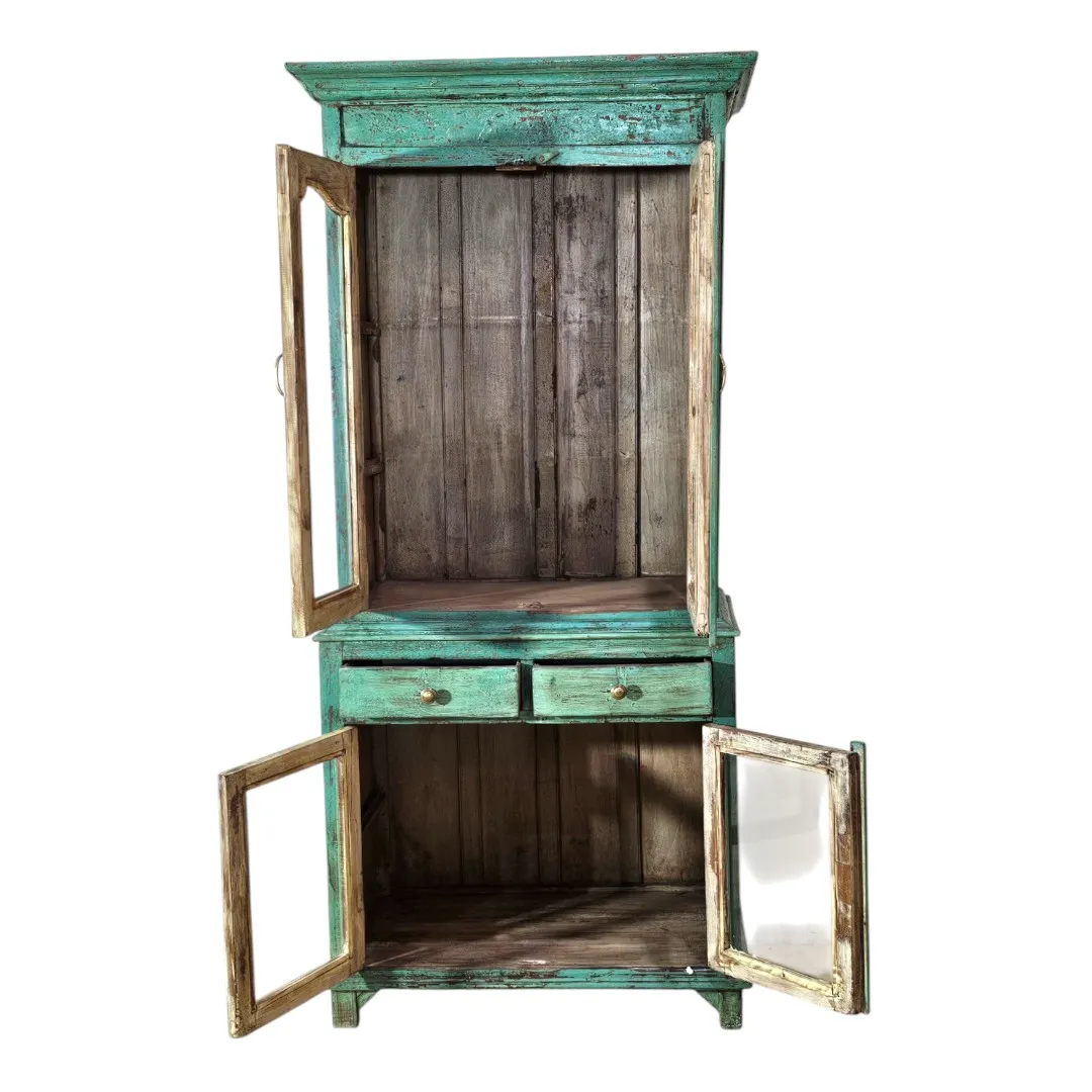 Ocean Breeze Glass Pantry | خزانة "نسيم البحر" للمطبخ