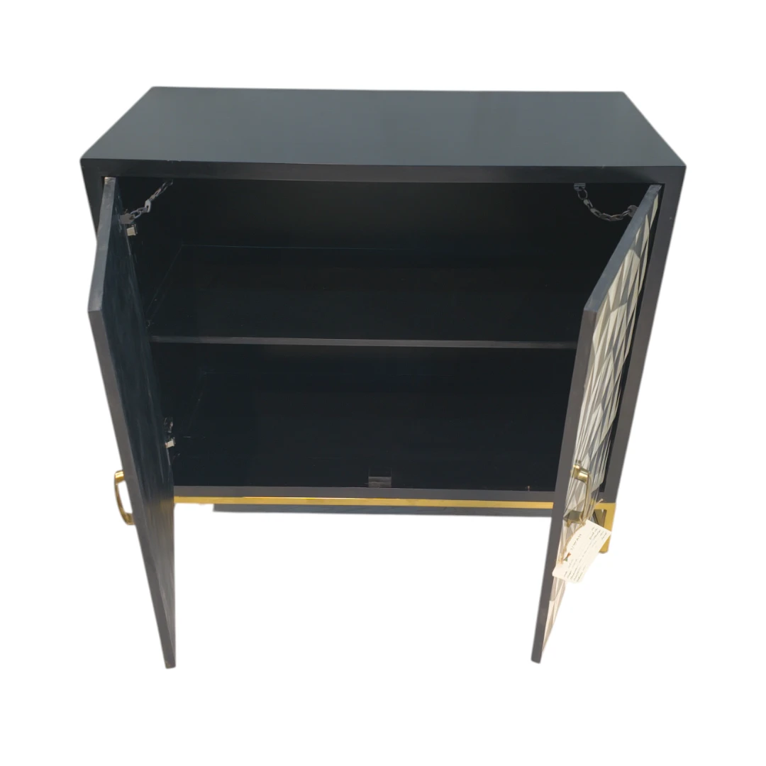 Ecliptic Radiance Inlay Accent Cabinet