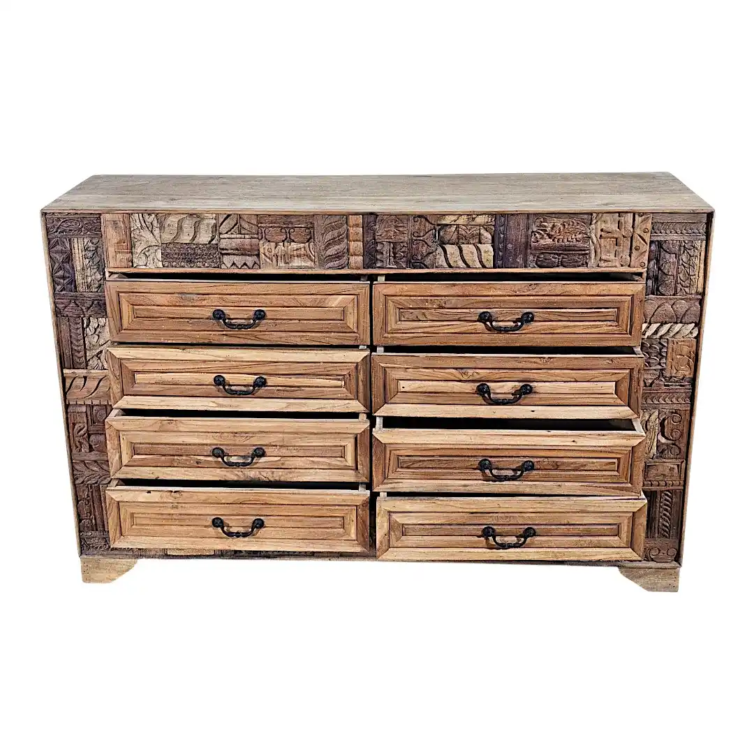 The Reed & Rosette Hardwood 8-Drawer Dresser