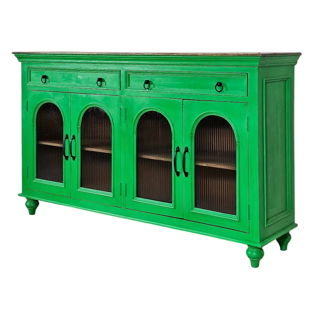 The Flute Glass Display Sideboard