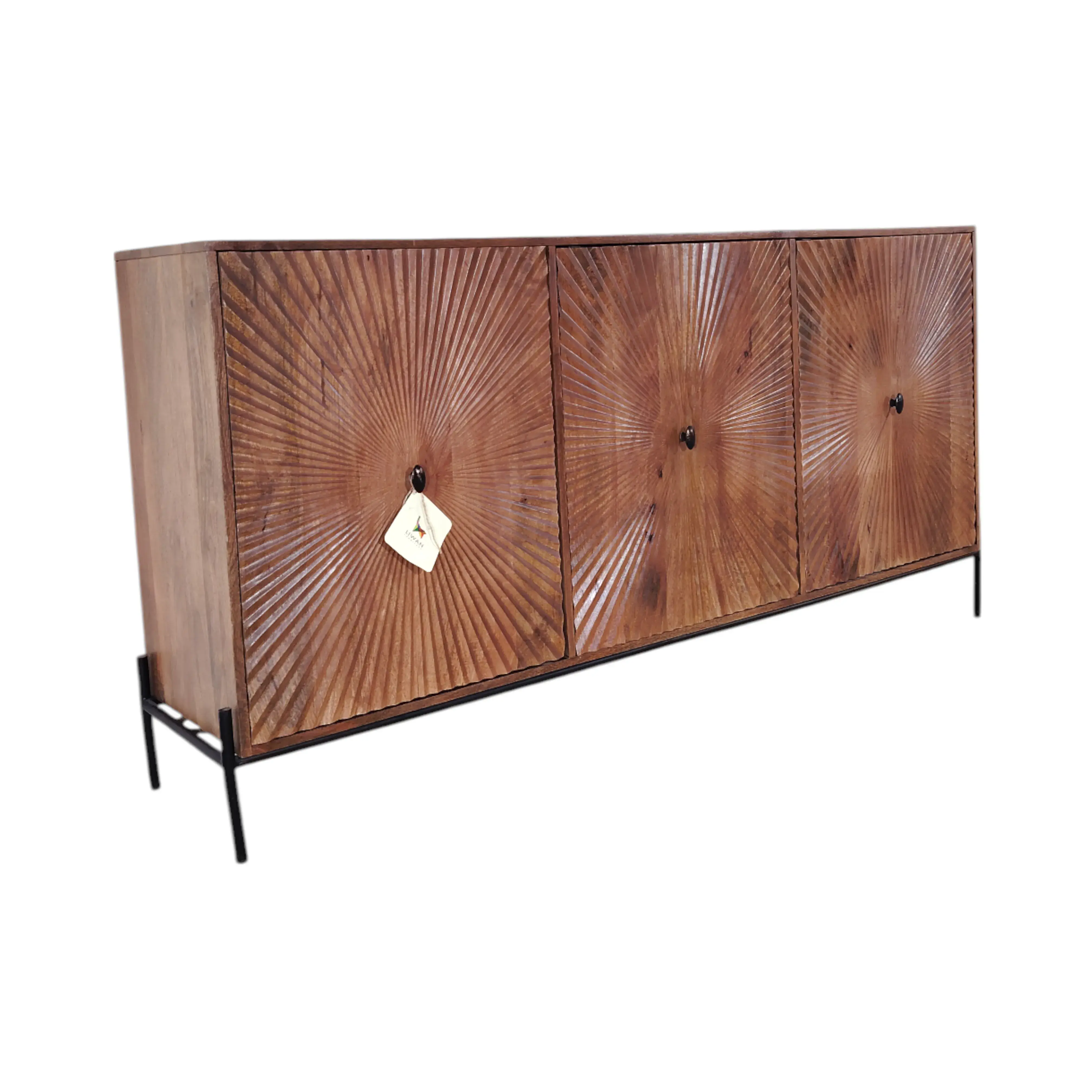 Radial Carved Sideboard