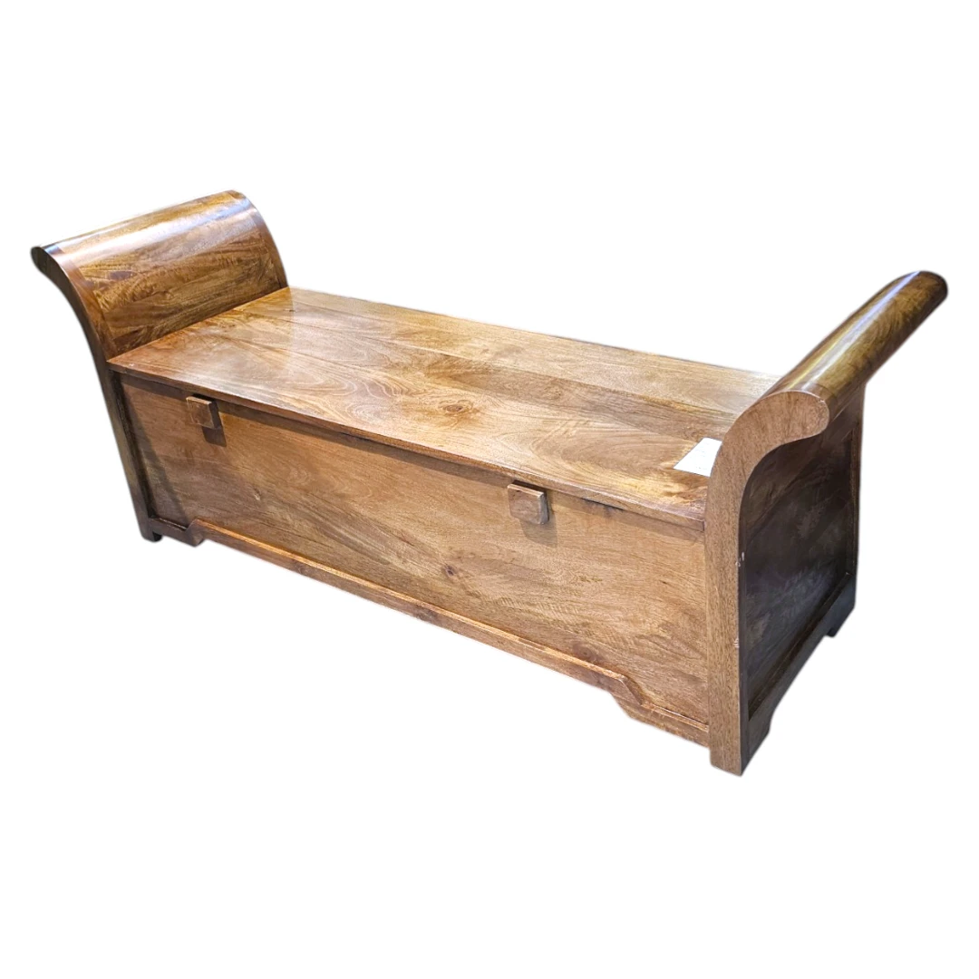 Qasr Al-Atlas Mango Wood & Azulejo Trunk (Malle d'Orient)