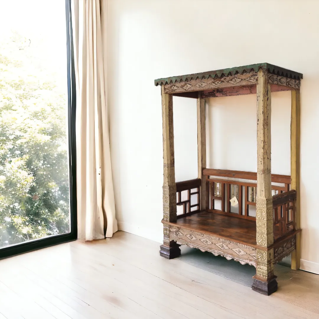 The Carved Sanctuary Bench