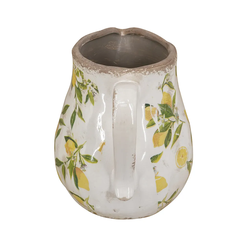 Limone Solare Ceramic Pitcher