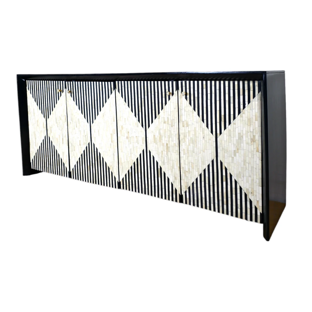 Lumina Diamond Bone Inlay Sideboard