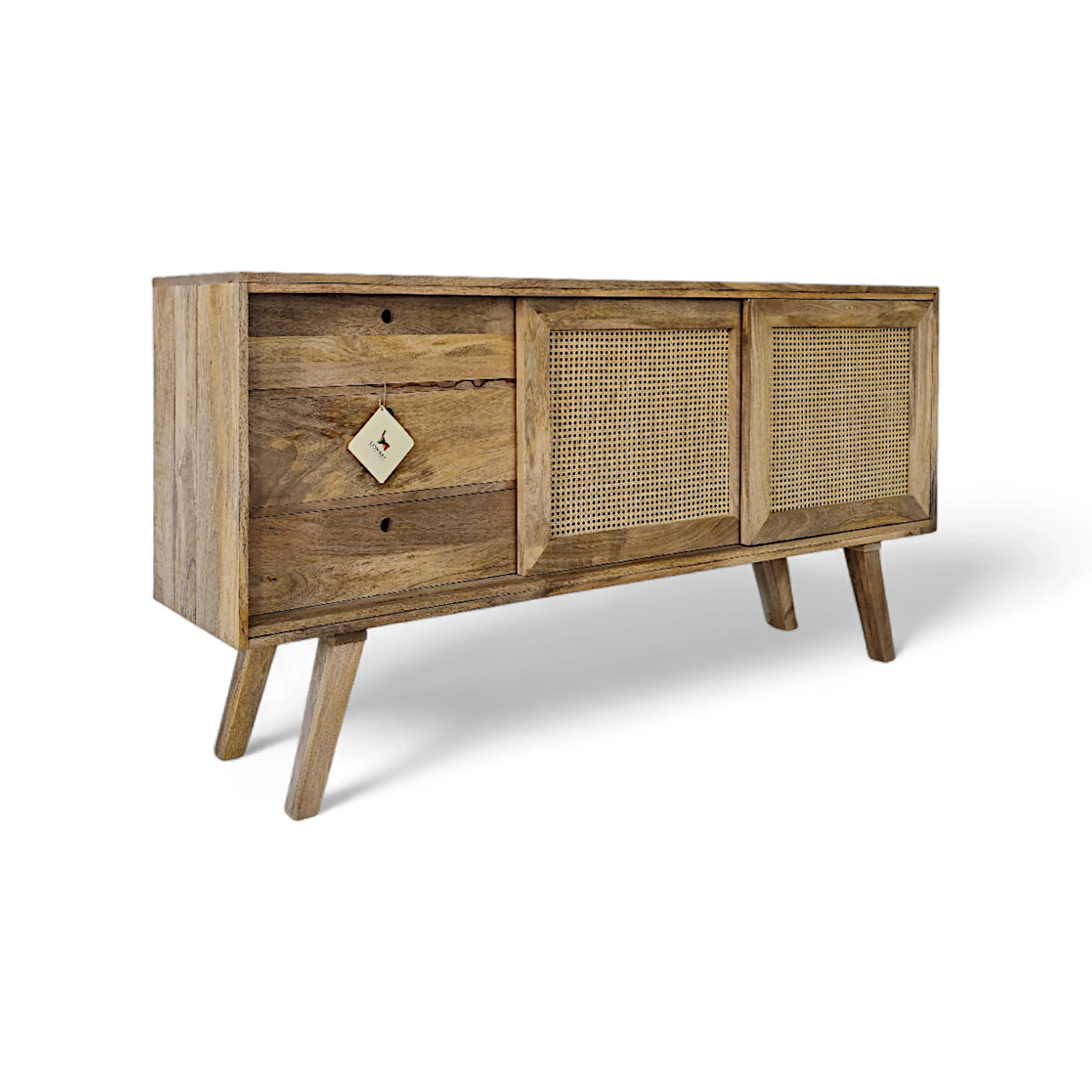 Rattan design sideboard