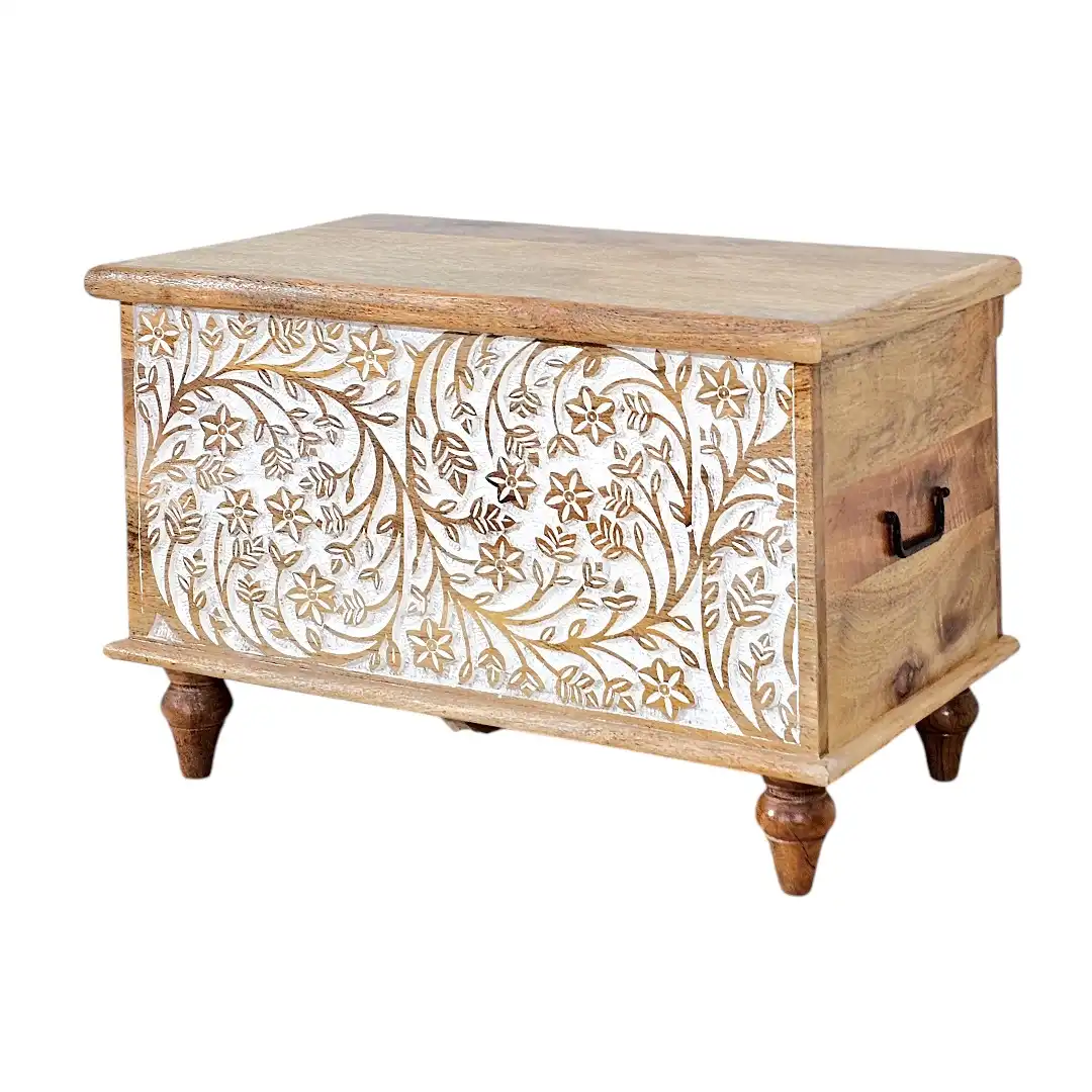 Al-Zahra Trésor (Cofre de Madera Tallada)