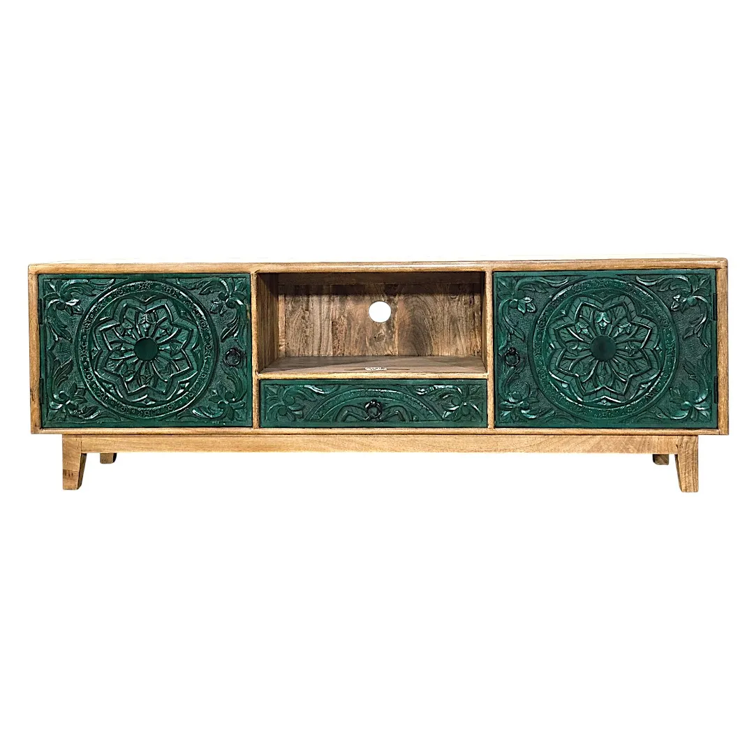 L'Artiste Emerald Mandala Media Console