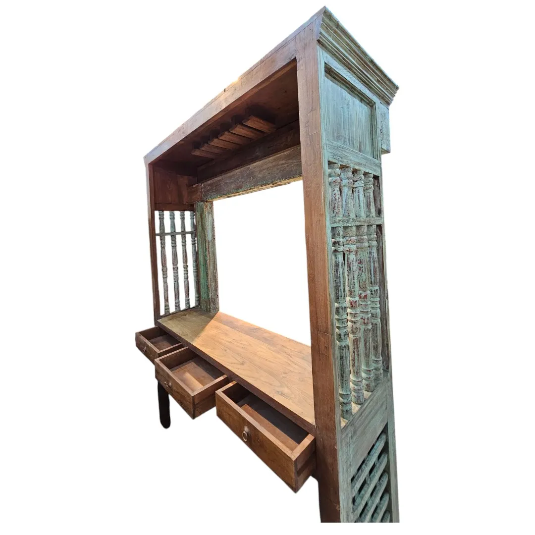 Royal Indigo Rosewood Mandap Bar