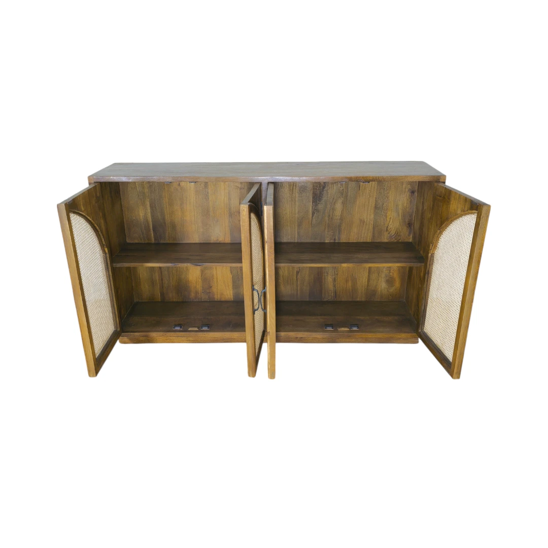 Natural Weave Storage Cabinet