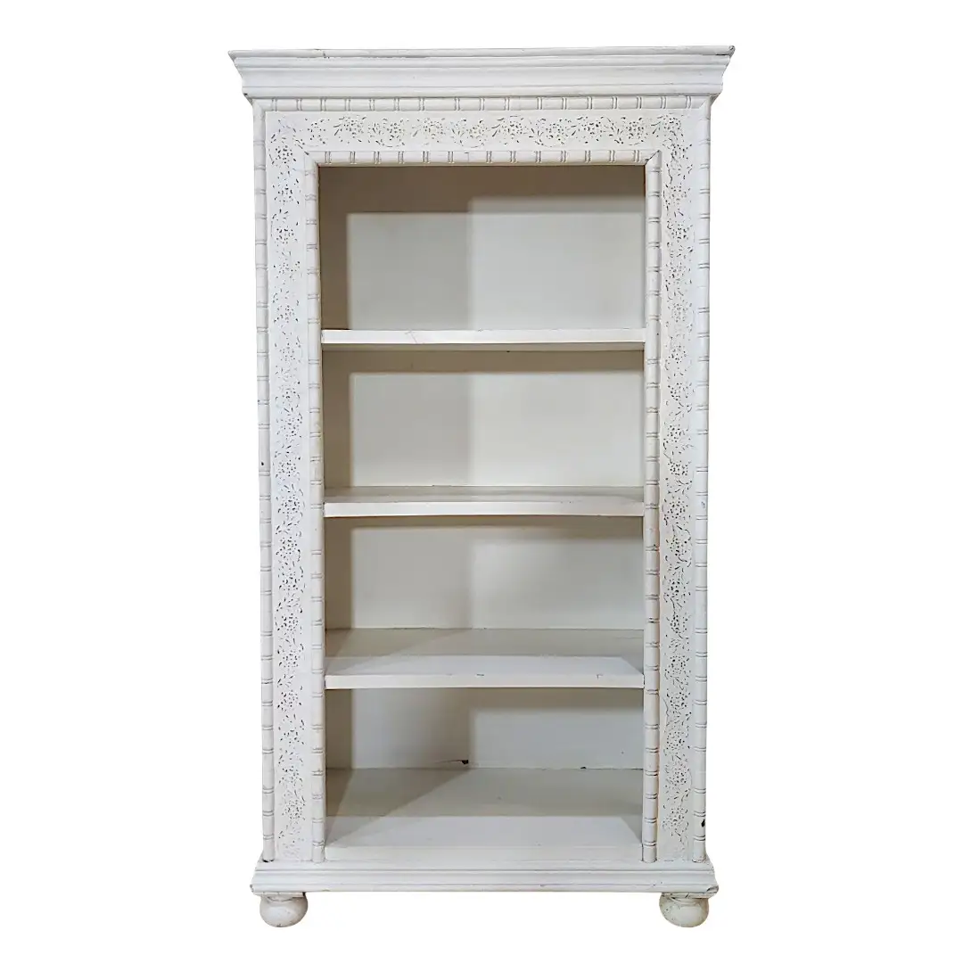The Gulistan Arched Brass-Overlay Bookcase | خزانة كتب غوليستان المقوسة والمزينة بصفائح النحاس