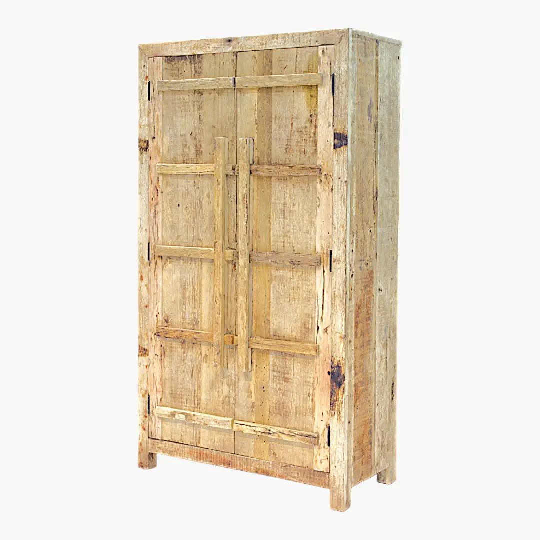 The Curator’s Raw Timber Vault Cabinet