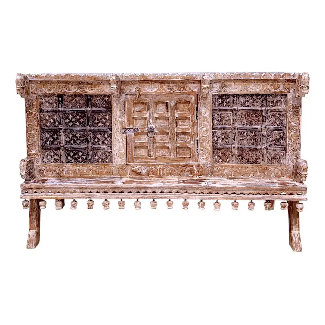 The Atelier Carved & Forged Sideboard