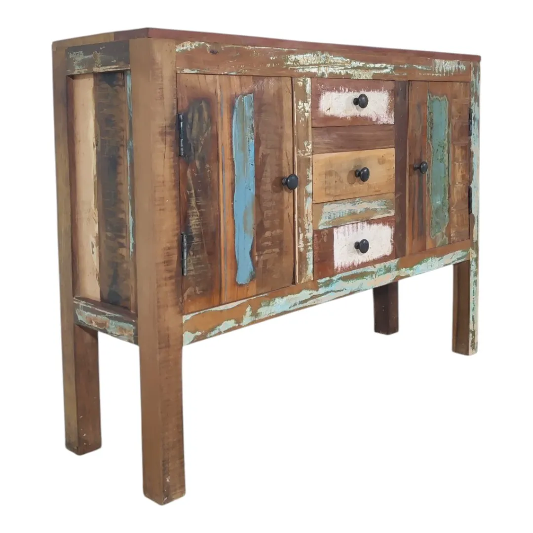 The Bristol Multi-Tonal Reclaimed Sideboard Cabinet