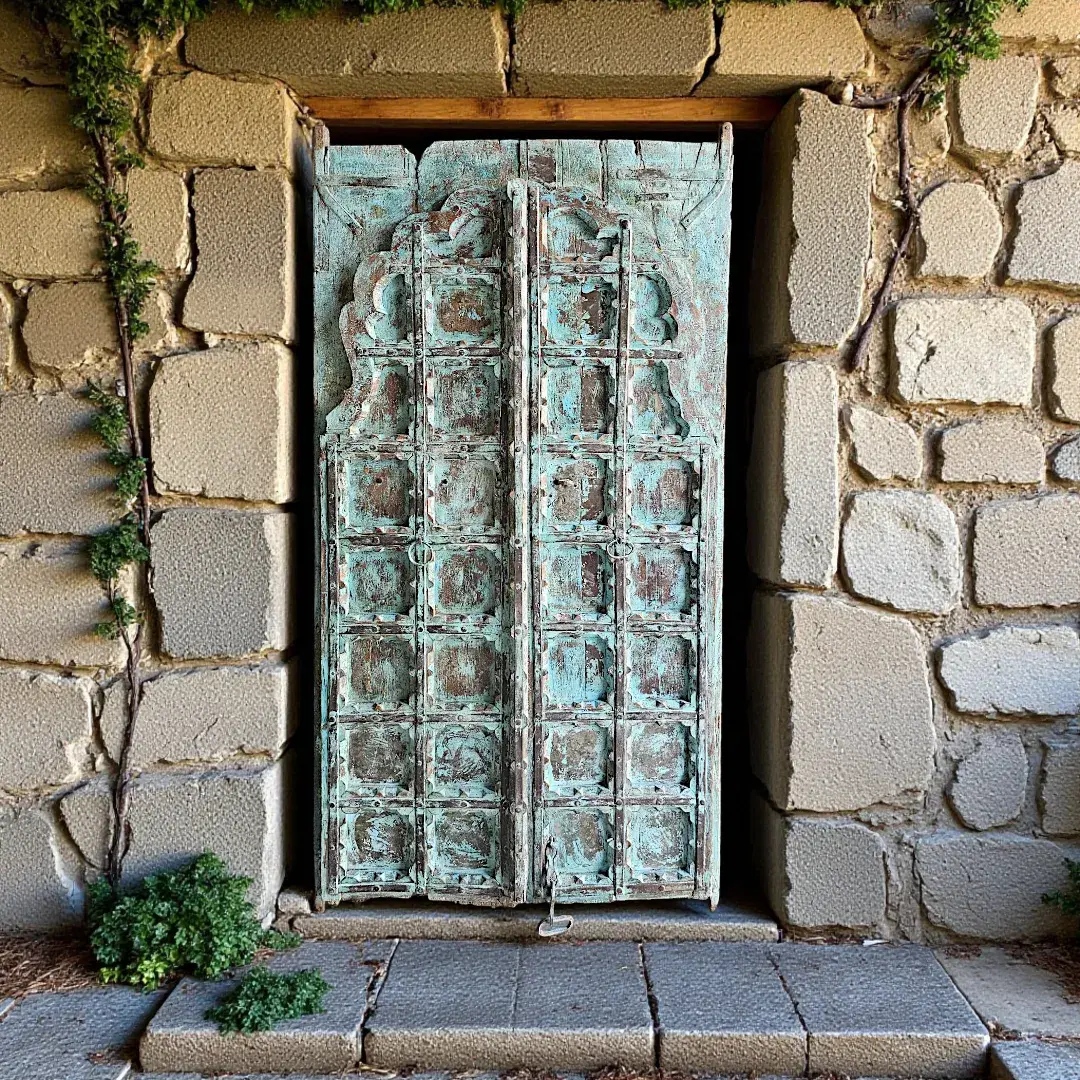 Patina Azure Fortress Double Door