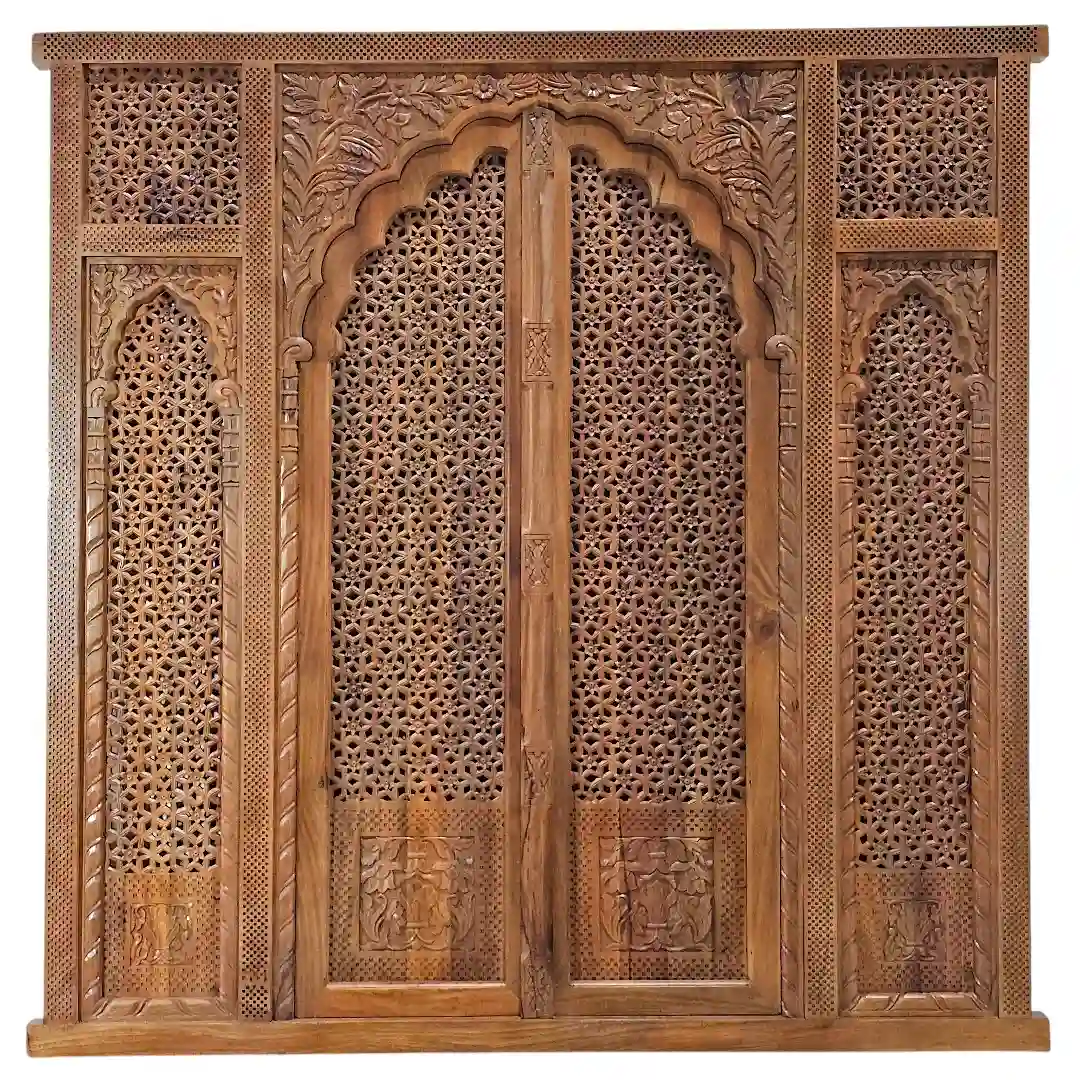 Silk Road Traditional Gateway Hand-Carved Door