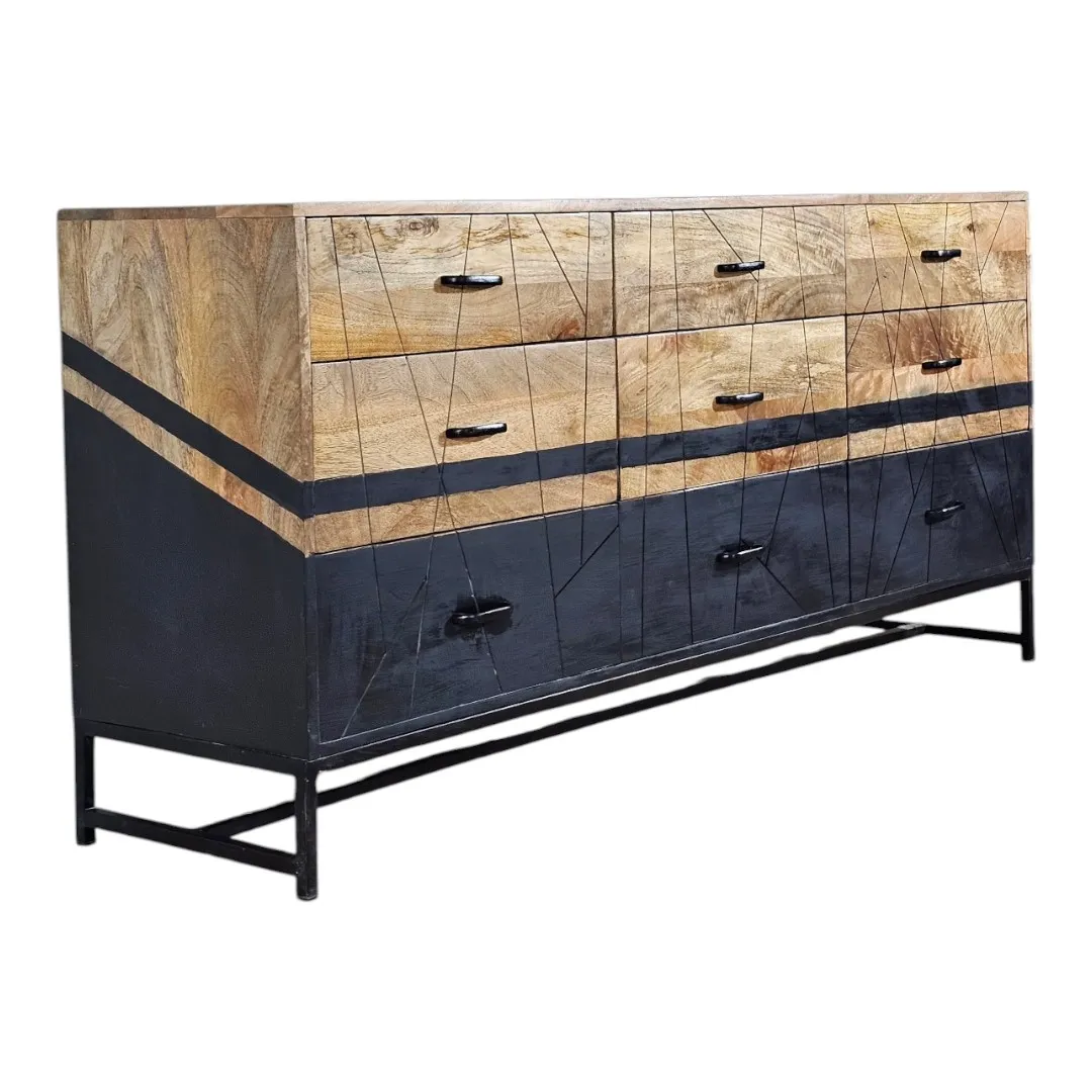 The Axis Dual-Tone Mango Wood Dresser