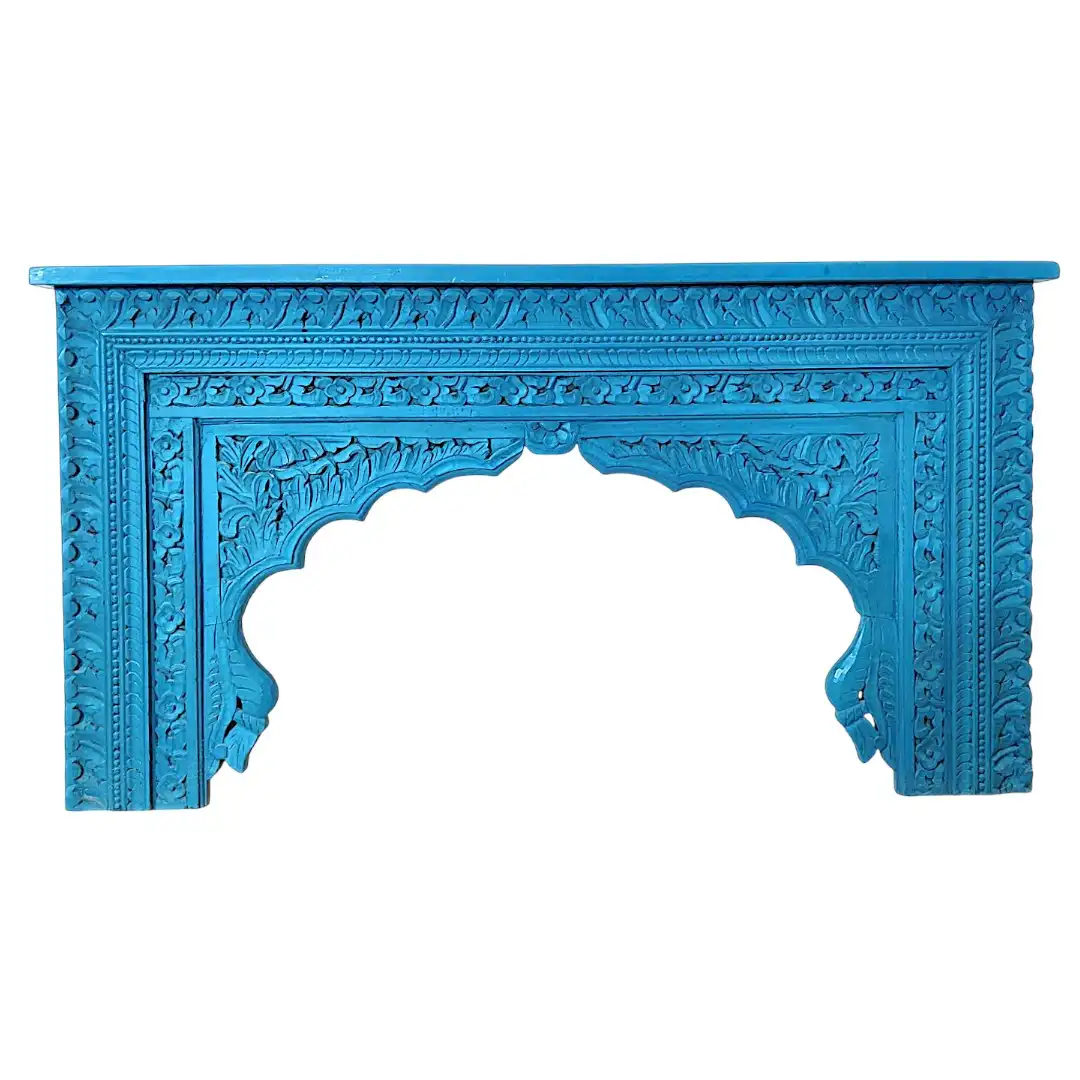 The Azure Hand-Carved Arch Console