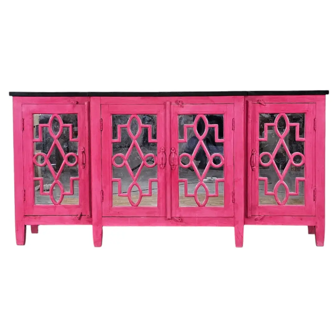 The Sheesh Mahal Geometric Credenza