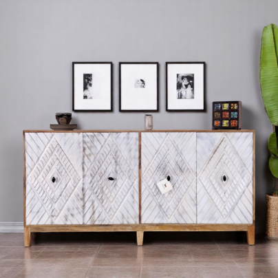 Geo Carve Sideboard