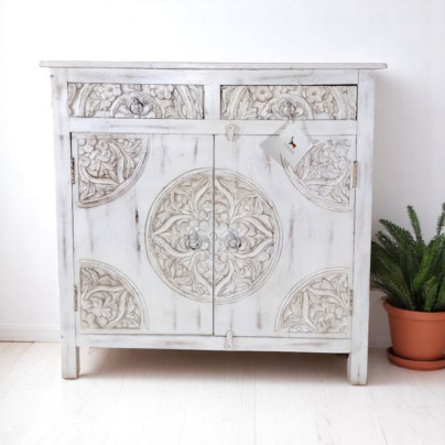 Artisan Heritage Carved Cabinet