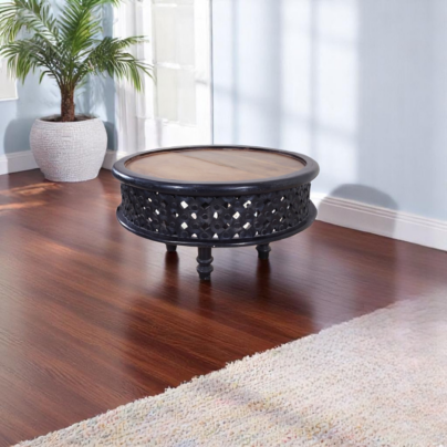 AZTEC Carved Coffee Table