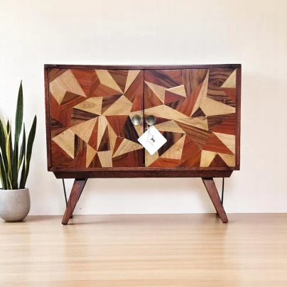 Geo-Craft  Wooden Storage Cabinet