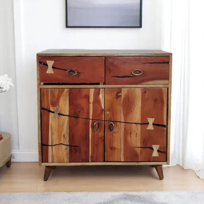 Kintsugi Acacia Cabinet