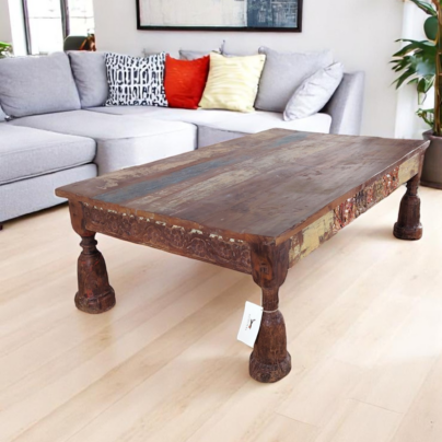 HERITAGE CRAFT Reclaimed Finish Coffee Table