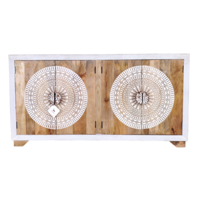 Carved Mandala Sideboard