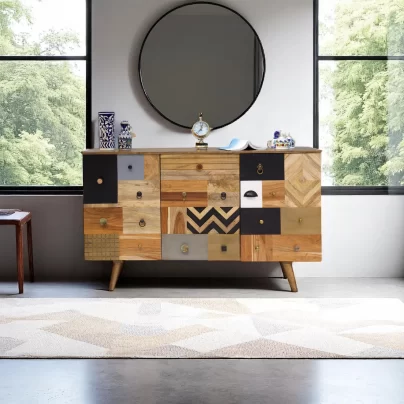 Artisanal Mosaic Credenza