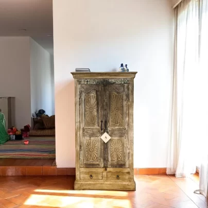 The Solstice Artisan Armoire/Heritage Carved Cabinet